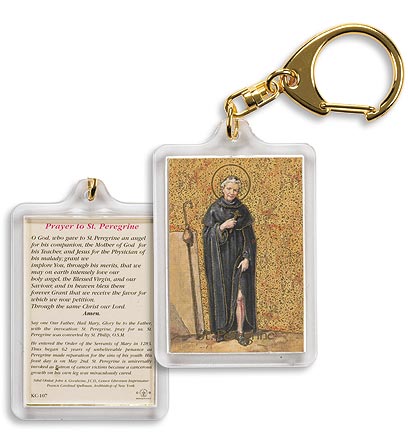 St. Peregrine Keychain